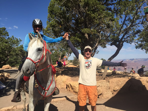800 Miles on the Arizona Trail, Tiki Barber and Carol Fontana 